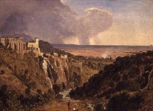 Tivoli et la campagne environnante - William James Linton