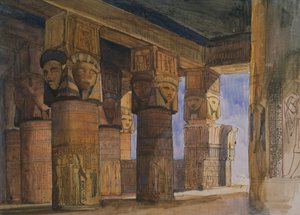 Temple de Denderah, Haute-Égypte - William James Muller