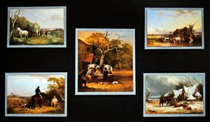 Les saisons agricoles, ensemble de cinq - William Joseph Shayer