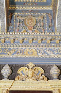 Détail du plafond de la Salle de Velours Bleu