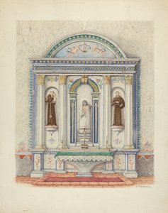 Autel latéral, Mission San Luis Rey - William Kieckhofel