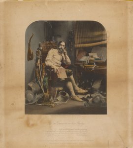 Don Quichotte dans son bureau