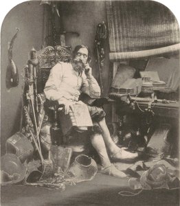 Don Quichotte dans son étude