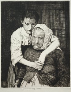 Etaples Fisher Folk - William Lee Hankey