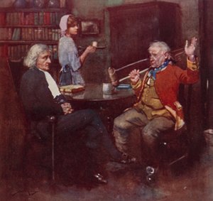 Illustration pour The Deserted Village par Oliver Goldsmith