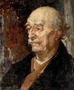 Napoleon Danelle, Antiquaire (huile sur toile et panneau) - William Lee Hankey