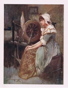 Elle a quitté sa roue et ses robes de brun campagnard