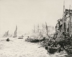 Vieux Limehouse - William Lionel Wyllie