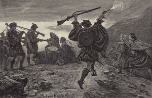 Rob Roy accueilli par son clan - William Lockhart Bogle