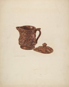 Pichet de sirop, vers 1941