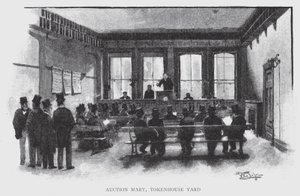 Salle des ventes, cour de Tokenhouse