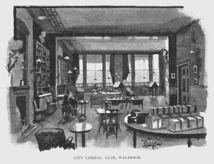 City Liberal Club, Walbrook - William Luker