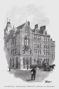 Bureaux de la Prudential Assurance Company à Holborn - William Luker