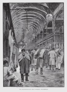 Le marché de la viande métropolitain, Smithfield - William Luker