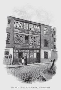 Le vieux Catherine Wheel, Bishopsgate - William Luker
