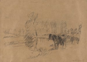 Bétail dans un paysage - William Mark Fisher
