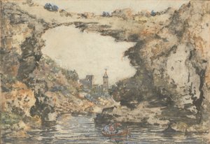 Pont de roche à l
