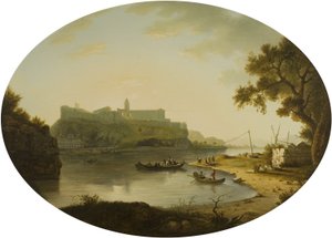 Vue de Villeneuve-lès-Avignon, vers 1770 - William Marlow