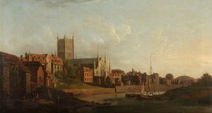 Worcester depuis la Severn - William Marlow