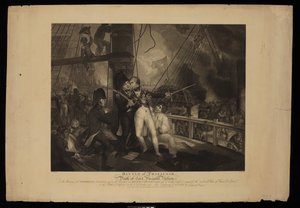 Bataille de Trafalgar et mort de Lord Viscount Nelson