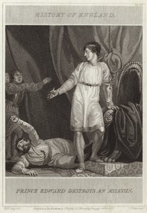 Le Prince Edward détruit un assassin - William Marshall Craig