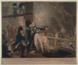 La bataille de Trafalgar et la mort de Nelson, 1806