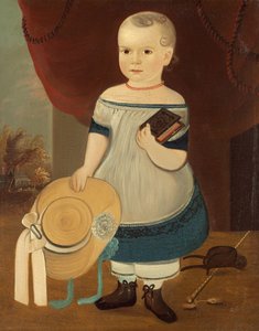 Enfant avec chapeau de paille