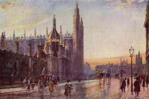 Porte et Chapelle de Kings College, Effet Crépuscule