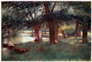 La Rivière Cherwell, depuis les Parcs, Oxford - William Matthison