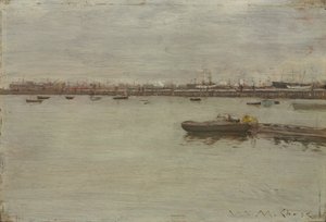 Jour gris sur la baie, vers 1886