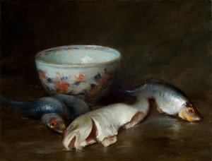Nature morte avec poisson - William Merritt Chase