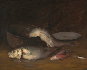 Nature morte avec poisson, c.1910