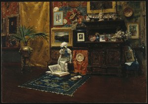 Intérieur de studio, vers 1882 - William Merritt Chase