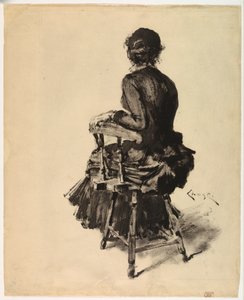 Femme assise - William Merritt Chase