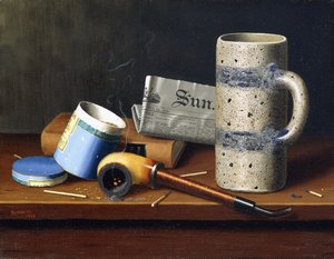 Nature morte avec boîte à tabac bleue, 1878