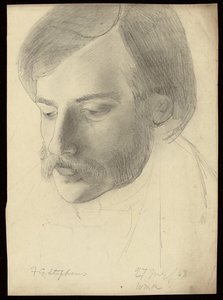 Portrait de Frederick George Stephens, 1853