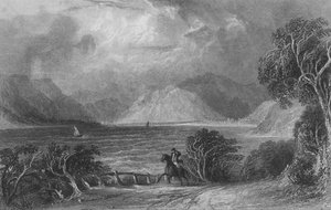Ullswater depuis Pooly Bridge, vers 1835