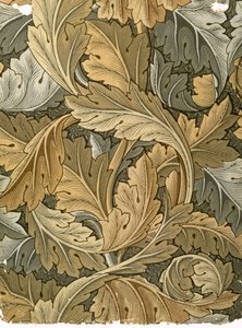Papier peint Acanthus, conçu par William Morris, 1875