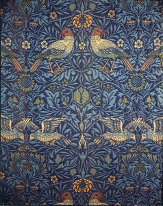 Oiseaux. Tissu décoratif, 1878