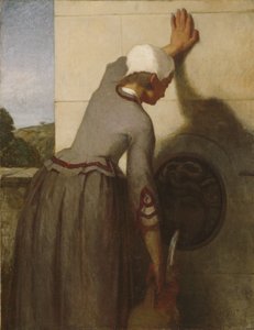 Fille à la fontaine - William Morris Hunt
