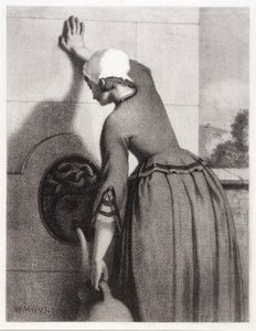 Fille à la fontaine - William Morris Hunt