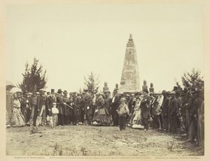 Dédicace du monument sur le champ de bataille de Bull Run, juin 1865 - William Morris Smith
