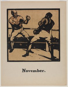 Un almanach de douze sports : Boxe - William Nicholson
