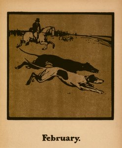 Coursing (février), vers 1898 - William Nicholson