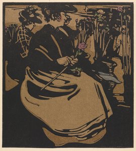 Types de Londres : Marchande de Fleurs - William Nicholson