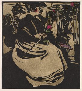 Types de Londres : Marchande de fleurs - William Nicholson