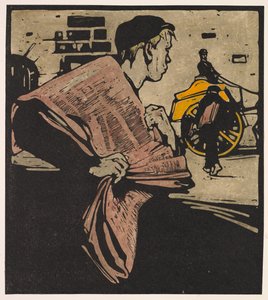 Types de Londres : Vendeur de journaux - William Nicholson