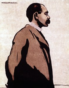 Portrait de Rudyard Kipling par William Nicholson