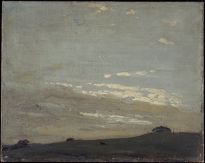 Le coucher de soleil argenté