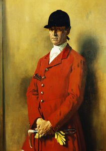 Portrait du capitaine Marshall Roberts, maître des foxhounds